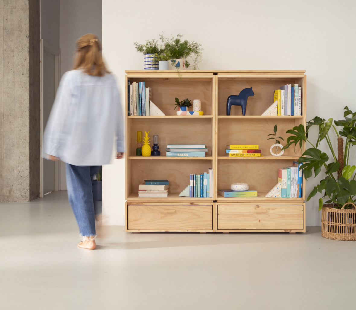 Novas estantes modulares